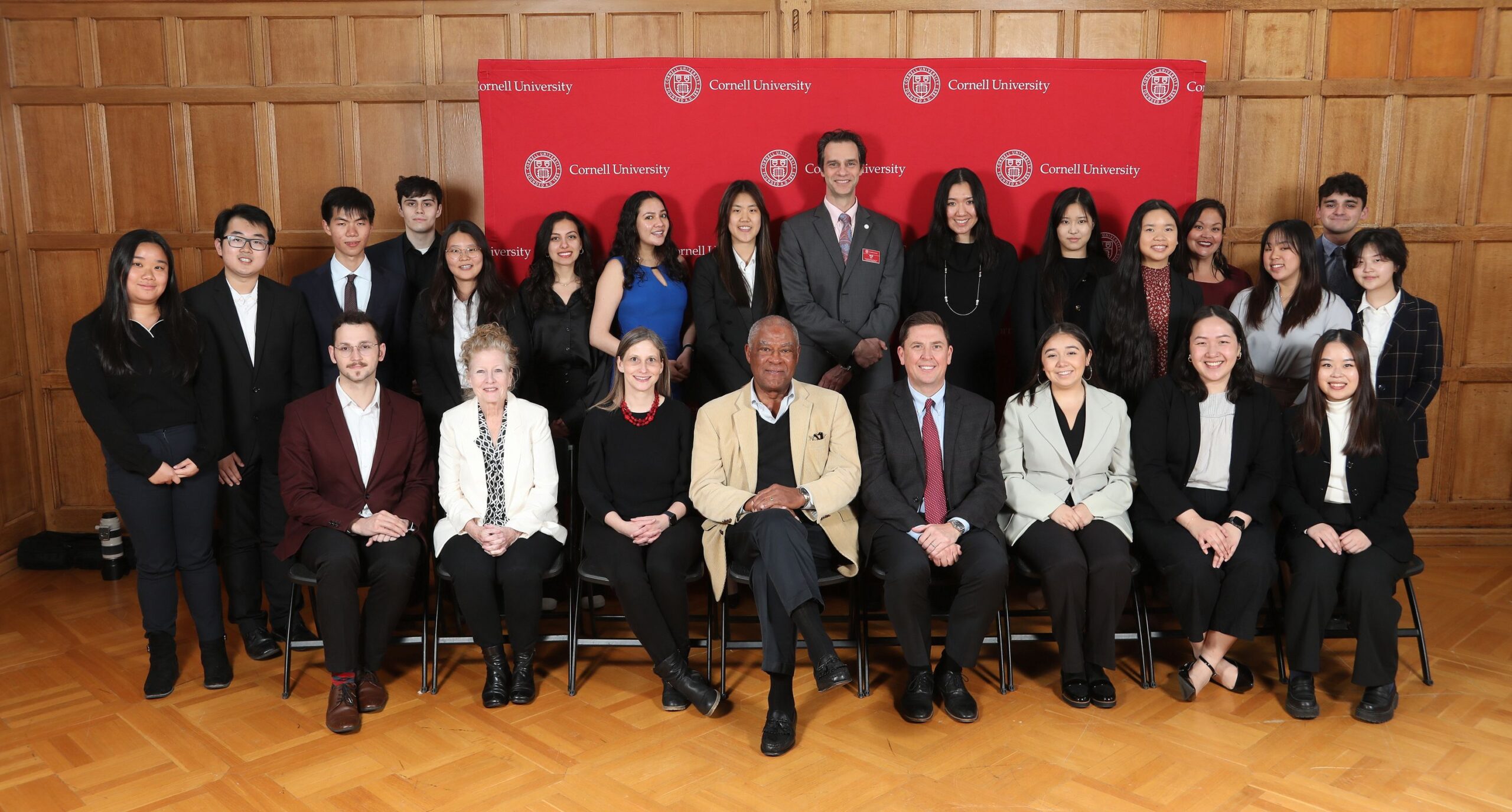 Members of Cornell’s Translator-Interpreter Program, winners of the 27th annual James A. Perkins Prize for Interracial and Intercultural Peace and Harmony.