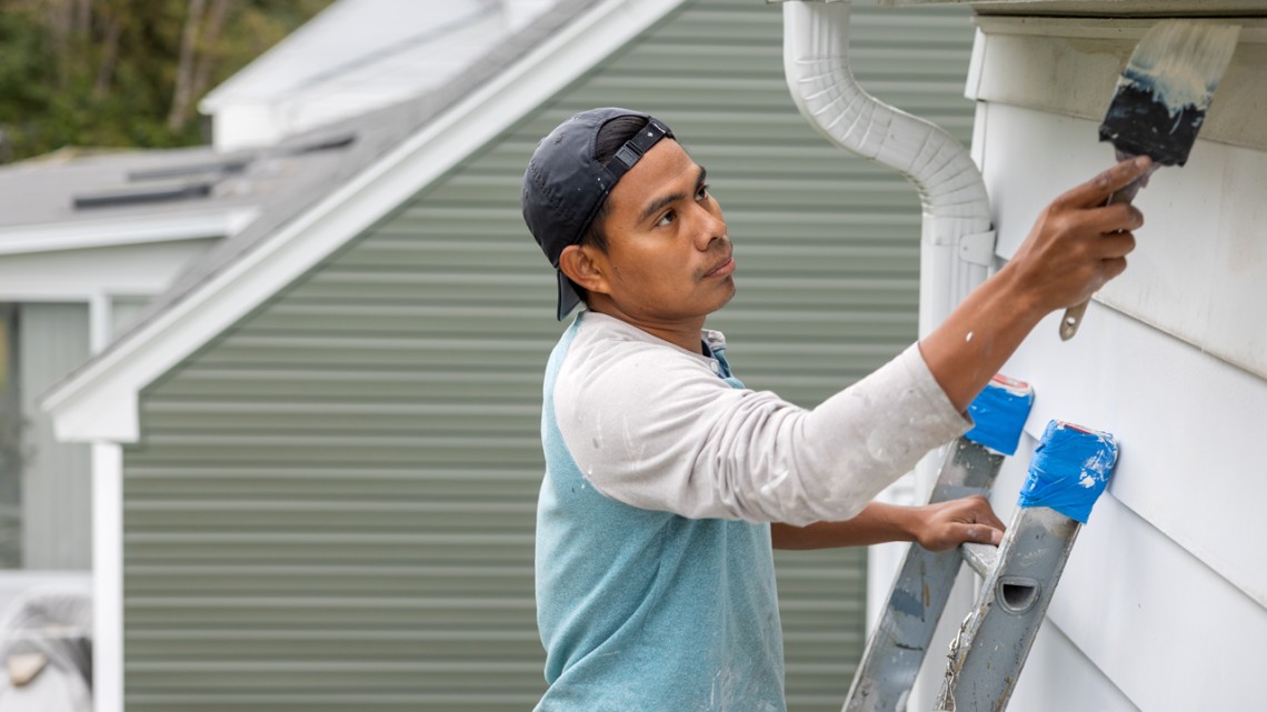 Yovani Perez pays taxes on his painting and construction business thanks to an IRS identification number secured through Cornell’s Low-Income Taxpayer Law and Accounting Practicum.