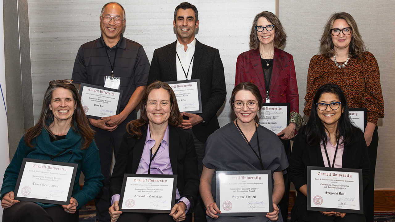 Community-Engaged Practice & Innovation Award recipients at the Einhorn Center’s 2nd Annual Community Engagement Awards.
