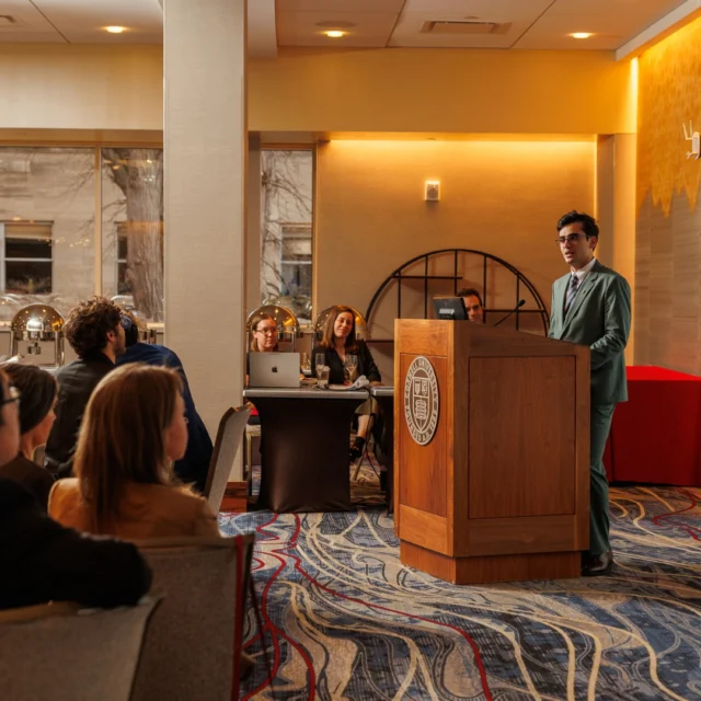 ✨ On April 8, we gathered in the Statler Ballroom to celebrate the third annual Community Engagement Awards — a night filled with reflection, recognition, and reimagining what’s possible when we work with communities, not just in them.

From faculty designing schoolyards with children, to students rethinking housing, healthcare, and healing — the evening honored work grounded in trust, collaboration, and lasting impact.

Here’s to everyone making community-engaged learning a cornerstone of Cornell’s mission!

#cornell #cornelluniversity #community #communityengagement #cornellscl #leadership #studentleaders